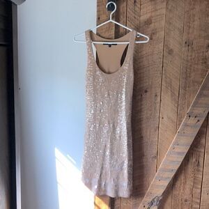 Bedo sequin mini dress. 